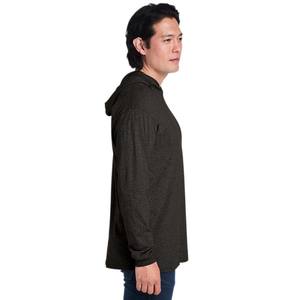 Camiseta con capucha de manga larga de algodón hilado con anillo 100% - Product Image 2