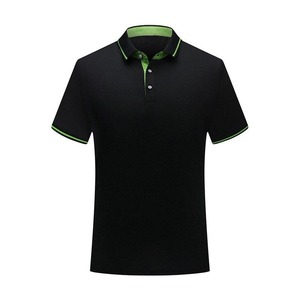 OEM personnalisé 100% coton piqué toile hommes pour polos uniforme de travail solide avec logo brodé - Product Image 4