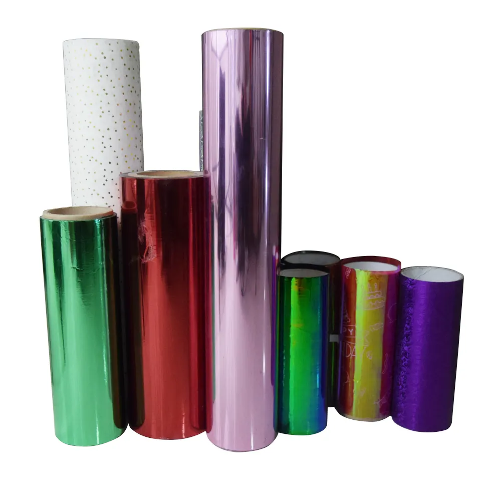 Прозрачная цветная Экструзионная пластиковая металлизированная пленка для упаковки подарков для пищевых лекарств и цветов