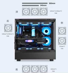 Mới SE gotep endlesspro + Side mATX trường hợp trong suốt trường hợp có thể tháo rời I/O Giao diện hỗ trợ PC trường hợp - Product Image 5