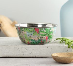 ชามอาหารสแตนเลสพิมพ์ด้วยมือคุณภาพสูงสำหรับงานเลี้ยงดีไซน์ใหม่เป็นมิตรกับสิ่งแวดล้อม - Product Image 3