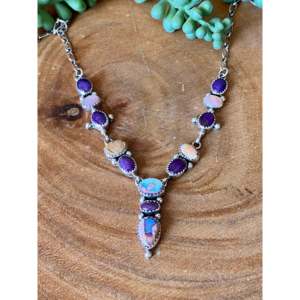 Kay Johnson Opal Multi Stone Sterling <b>Silver</b> <b>Necklace</b> <b>Set</b> - Product Image 6