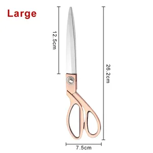 Ciseaux de couture professionnels ciseaux de tailleur en acier inoxydable 8/9/10 pouces coupe-tissu bricolage outils et accessoires de couture - Product Image 5
