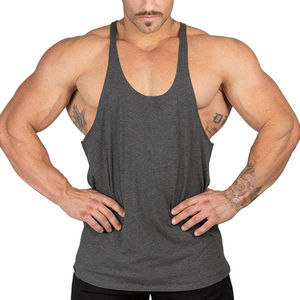 Top diseño nuevo estilo logotipo personalizado Slim Fit Casual tejido ecológico de alta calidad deportes gimnasio músculo entrenamiento camiseta sin mangas para hombres - Product Image 5