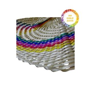 พัดไม้ไผ่ฝ่ามือทำด้วยมืองานฝีมือเวียดนามดั้งเดิมทำจากวัสดุธรรมชาติร้อยละ100พัดพับได้สวยงามเป็นของขวัญที่สมบูรณ์แบบ - Product Image 6