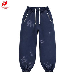 Pantalones de Moda Urbana con Lavado Ácido, Pierna Ancha, Diseño Personalizado, Servicios OEM en Venta - Product Image 1