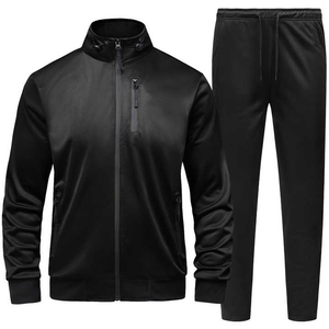 Trajes de chándal de hombre personalizados de calidad superior 100% poliéster transpirable entrenamiento deportivo Jogging Wear al por mayor - Product Image 4