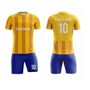 Sublimación de secado rápido de media manga equipo adulto poliéster hecho Slim Fit Club entrenamiento uniforme de fútbol conjunto con nombre de equipo personalizado - Product Image 6