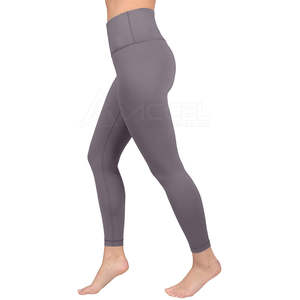 OEM mujeres deportes alta cintura estiramiento Fitness Yoga Leggings entrenamiento 100% algodón entrenamiento mujeres Leggings - Product Image 2