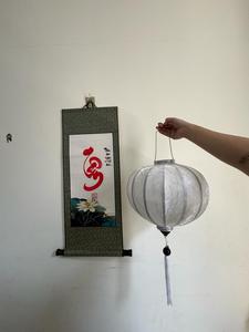 Lanterne en soie de bambou de festival de la mi-automne de Hoi An Viet Nam pour la décoration de la maison et du sol traditionnel 2024 - Product Image 3