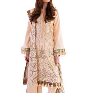 Vestidos transpirables de algodón 100% ecológicos informales de moda paquistaní India elegante para mujer proveedor mayorista en línea-comprar a granel - Product Image 1