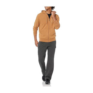 Sweat à capuche zippé pour homme en coton biologique 450 GSM 100% pour l'hiver avec une qualité élevée et supérieure - Product Image 2