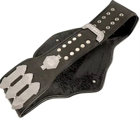 Qasaabco WWE-Legacy Title Belt Ceintures de lutte plaquées zinc personnalisées Boucles de championnat en cuir pour la ceinture d'art martial de boxe MMA
