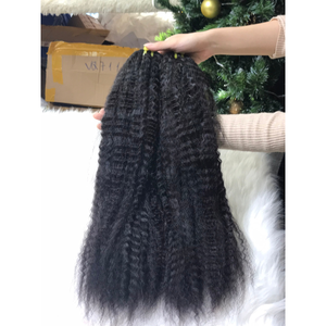 Meilleure qualité 100% naturel vierge vietnamien Remy Machine Double trame SDD luxe crépus droite armure Vietnam pour les femmes noires - Product Image 1