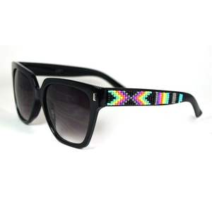 Gafas de sol con cuentas de semillas de fácil uso, gafas de sol con cuentas multicolores, gafas ecológicas con cuentas de semillas completamente personalizadas - Product Image 6