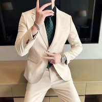 Setelan jas Formal pria, rompi setelan pria dengan jaket, rompi, celana ekspor, kualitas tinggi, harga murah