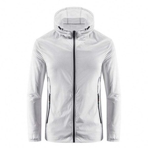 Veste tactique unisexe personnalisée pour la pêche, imperméable, respirante, à séchage rapide, coupe-vent, vente en gros, bombardier, logo personnalisé, softshell en PU, fermeture éclair - Product Image 4