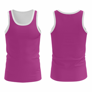 เสื้อกล้ามผู้ชาย ถักทอ ผ้าโพลีเอสเตอร์ 100% ซักแล้ว ทรงสปอร์ต ฟิตเนส ออกกำลังกาย เสื้อผ้ากีฬา ระบายอากาศ ยืดหยุ่น ไม่เป็นขุย 180 กรัม รับผลิตแบบ OEM - Product Image 2