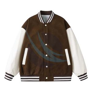 Veste universitaire OEM, veste de sport personnalisée, veste de sport pour hommes grande taille, veste de sport d'équipe avec des matériaux de haute qualité pour homme - Product Image 2