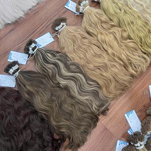 Extensions de cheveux humains en kératine I-tip, lisses naturelles, couleur vietnamienne, prix de gros, prêtes à être expédiées de l'usine - Product Image 5