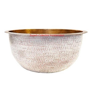 Cuenco de pedicura de cobre martillado a mano de lujo para spa y salón, lavabo de baño para remojo de pies con terapéutico a excelente precio - Product Image 5