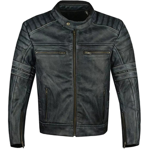 OEM Wholesale quality 2025 <b>Genuine</b> <b>Leather</b> <b>Jacket</b> Unisex Cowhide Fabric Fashion Men Winter Casual <b>Leather</b> <b>Jackets</b> for Winter - Product Image 3