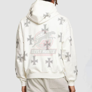 Ropa de moda para exteriores para hombre, sudaderas con pedrería, informales y para invierno, en diferentes diseños y tallas disponibles. - Product Image 2