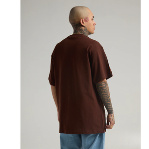 T-shirts à manches courtes en coton doux pour hommes Tissu tricoté respirant avec étiquette personnalisée et logo sérigraphié - Product Image 2