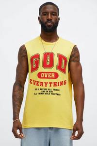 Camiseta sin mangas de talla grande personalizada para hombre, chaleco informal transpirable de secado rápido para fitness al aire libre y entrenamiento de correr, diseño personalizable para hombre - Product Image 2