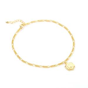 Bracelet de cheville personnalisé Jeulia avec initiale en argent sterling, bijou cadeau - Product Image 4