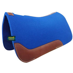 Personnalisation à faible quantité minimale de commande Western Horse Spine profilée Cutback Wither Relief Tapis de selle en feutre coloré Fabricant Approvisionnement d'usine - Product Image 4