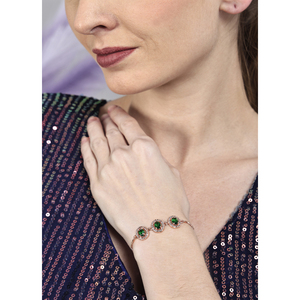 AD Rectangular Green Fashion Charm <b>Bracelets</b> - Product Image 3