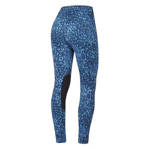 Venta al por mayor Slim Tight Super Soft Mid Printed Yoga Pants Leggings logotipo personalizado de las mujeres de punto transpirable hecho Spandex poliéster - Product Image 3