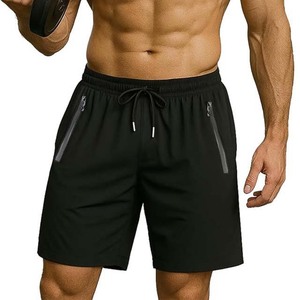 100% Cotton Fleece Quick Dry Men's Shorts <b>Summer</b> High Waist Side Pocket Custom Logo Printing XS Size Solid OEM/ODM <b>Decorations</b> - Product Image 6