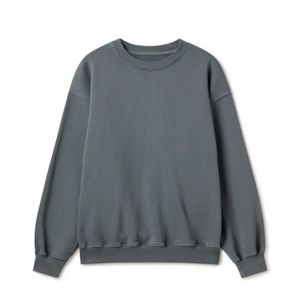 เสื้อสเวตเตอร์คอกลมขนแกะอบอุ่นมีซับในนุ่มเหมาะสำหรับผู้ชายและผู้หญิงสวมใส่สบายในฤดูหนาว - Product Image 1