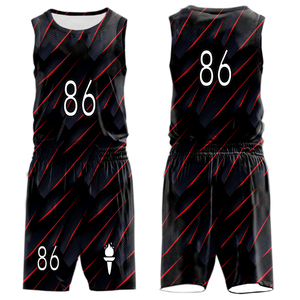 Unisex Custom Basketball Jersey Set Latest Design Reversible Plain Sleeveless 100% Polyester Camouflage Pattern Breathable - Product Image 1
