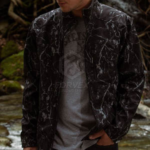 เสื้อแจ็คเก็ตซอฟต์เชลล์สำหรับผู้ชาย ดีไซน์โดดเด่น แห้งเร็ว เป็นมิตรกับสิ่งแวดล้อม ระบายอากาศได้ดี เหมาะสำหรับกิจกรรมกลางแจ้ง  สามารถปรับแต่งโลโก้ด้านหน้าได้ - Product Image 3