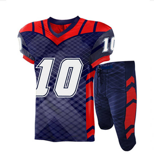Service OEM Vente en Gros de Bonne Qualité Impression par Sublimation Logo Personnalisé Ensemble de Maillots de Football Américain pour Hommes Uniformes à Vendre - Product Image 6