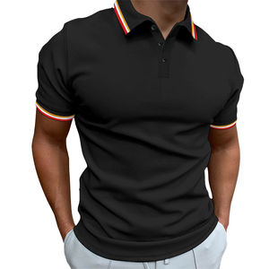 Nouveau design de polo élégant et confortable pour hommes nouveauté vêtements de rue confortable polo en coton léger pour hommes - Product Image 2