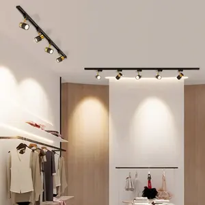 Luminaria de Riel Moderna Fabio, LED de 30W, Acabado Pulido, Cuerpo de Aluminio y PC, Base GU10 de 2 Cables, para Oficina, Supermercado y Tienda - Product Image 4