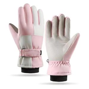 Guantes de Esquí Resistentes al Agua con Pantalla Táctil, Forro de Terciopelo Cálido, Resistentes al Viento, con Bolsillo Oculto, para Snowboard, Deportes de Invierno al Aire Libre, MOQ - Product Image 1