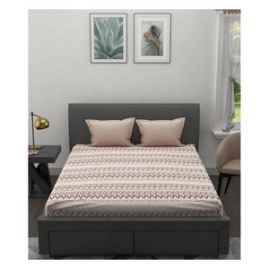 Juego de cama texturizado algodón egipcio bordado Floral Beige edredón suave/funda nórdica fundas de almohada tamaño King sábanas planas/ajustadas - Product Image 3