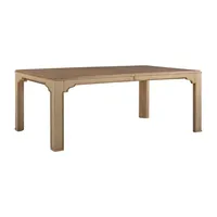 Table à manger - [Chêne clair/Rattan] avec accents décoratifs, sièges [6-8] pour une vie quotidienne de villégiature