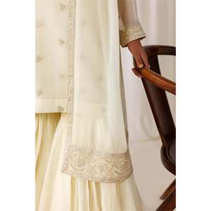 Robe en mousseline de soie brodée formelle EN-1309 - Product Image 4