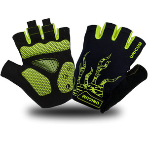 Gants de cyclisme demi-doigts personnalisés Absorption des chocs antidérapante Impression de logo personnalisé Confort rembourré Respectueux de l'environnement - Product Image 1