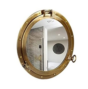 กระจกบานประตู สีทอง ใหม่ กระจกบานประตูโลหะ สําหรับตกแต่งบ้าน กระจกติดผนังใหม่ สง่างามในราคาขายส่ง - Product Image 4