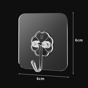 Phòng tắm chậu rửa lưu trữ giá ACK nhà bếp gắn tường Punch-Miễn phí dễ thương động vật nhà vệ sinh Kệ phòng tắm tự dính móc - Product Image 2
