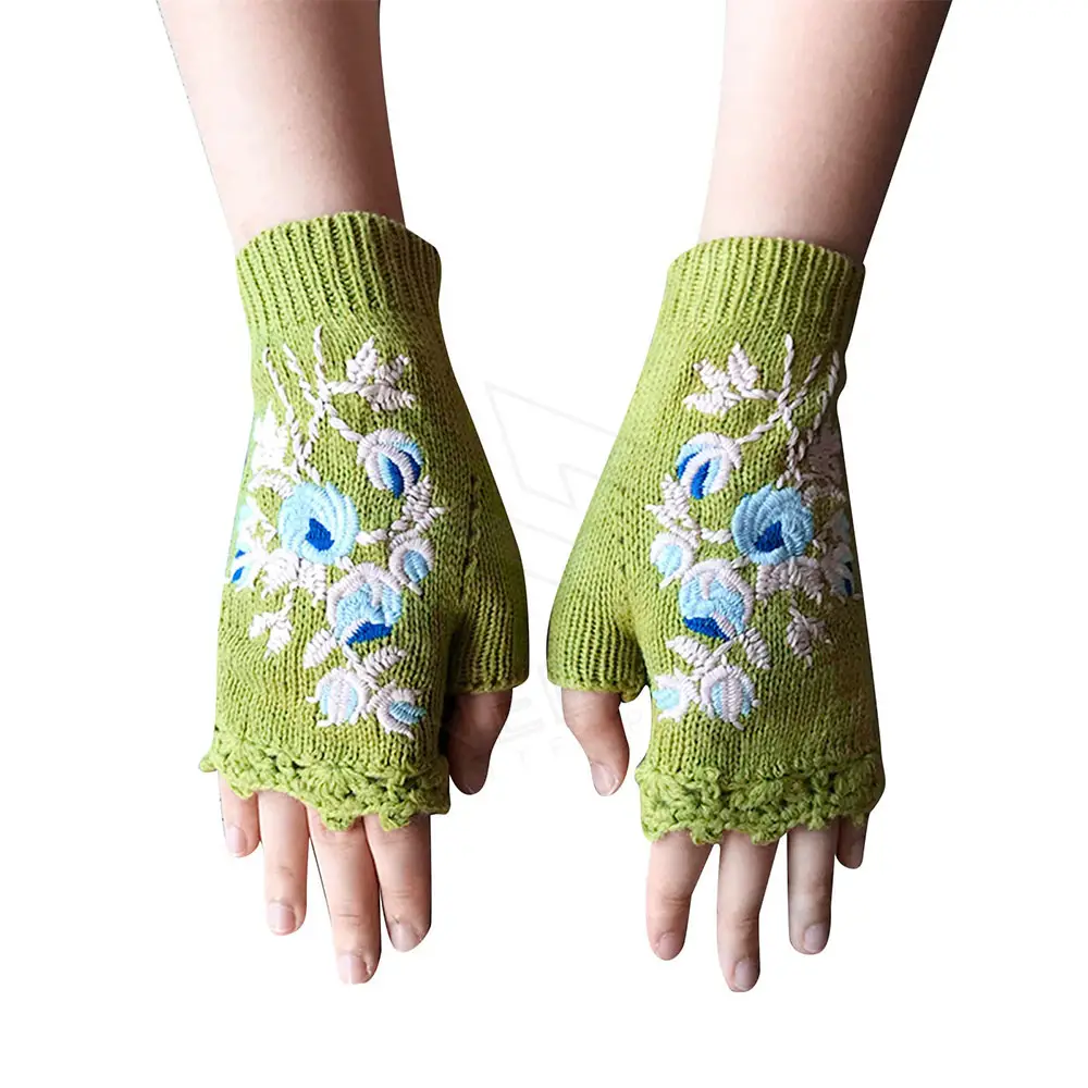 Elastische Vrouwen Winter Polsarm Warmer Nieuwe Aankomst Mode Gebreide Arm Warmer Beste Stof Handschoenen