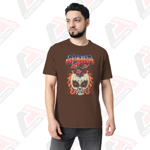 T-shirt confortable ultra doux essentiel pour hommes pour l'été Appliques écologiques Décoration Denim Batik Velours côtelé Options de tissu - Product Image 5