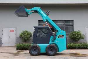 Cargadora Compacta SW SWL3220 con Ruedas Azules, Cucharón Frontal, Motor Diésel, para Manejo de Materiales de Construcción - Product Image 2